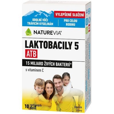 Swiss NatureVia Laktobacily 5 Imunita 40 kapslí – Hledejceny.cz