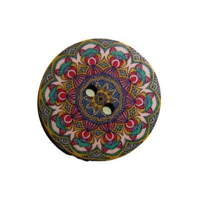 Knoflík dřevěný velký V (5 cm) – Sleviste.cz