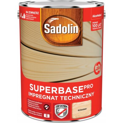 Technická základní impregnace na dřevo Sadolin Superbase PRO bezbarvá 5L – Hledejceny.cz