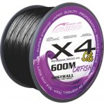Mistrall šňůra X4 Black catfish 600m 0,50mm – Hledejceny.cz