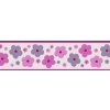 P+S International Papírová bordura s růžovými květy 569220 5m x 13,5cm