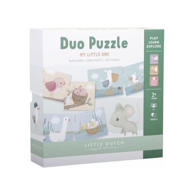 Little Dutch Duo puzzle Květiny a motýli 4764LD – Zbozi.Blesk.cz