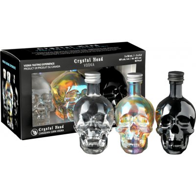 Crystal Head Experience Tasting Pack 40% 3 x 0,05 l (karton) – Zbozi.Blesk.cz