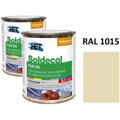 Soldecol PUR SG 0,75L RAL 1015 – Zboží Mobilmania