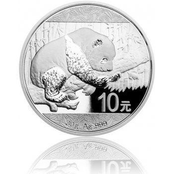 Česká mincovna Panda stříbrná mince proof 30 g