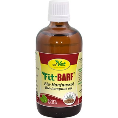 cdVet Fit-BARF Konopný BIO olej 100 ml – Zbozi.Blesk.cz