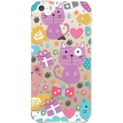 iSaprio Cat pattern 01 Apple iPhone 5/5S/SE