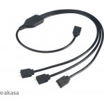 AKASA RGB LED kabel-splitter adresovatelný 50 cm – Zboží Živě