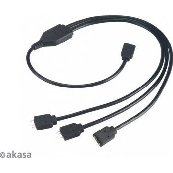 AKASA RGB LED kabel-splitter adresovatelný 50 cm