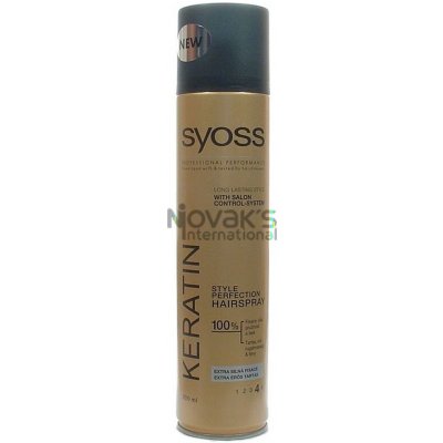 Syoss Keratin Hair Perfection Lak na vlasy fixace 4 300 ml – Hledejceny.cz