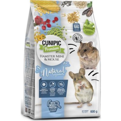 Cunipic Premium Hamster Mini & Mouse Křečík & myš 0,6 kg – Zboží Mobilmania