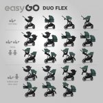 EasyGo Sedadlo Duoflex Sage Green – Zboží Mobilmania