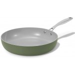 Elmich Nepřilnavá keramická pánev Vital 24 cm olivově zelená – Sleviste.cz