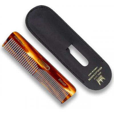 Kent. NU 19 Kapesní hřeben s koženým pouzdrem a pilníkem 112 mm – Zboží Mobilmania