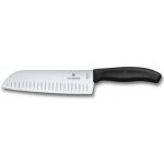 VICTORINOX japonský fibrox s výbrusem proti lepení 6.8523.17 Santoku 17 cm Barva čierna – Zboží Mobilmania