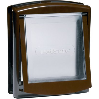 PetSafe Original 730 Plastová dvířka hnědá 236 x 198 mm – HobbyKompas.cz