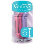 Gillette Venus 3 Colors 6 ks – Zboží Dáma