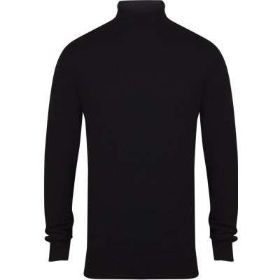 Henbury pánský pletený rolák H727 black – Zboží Dáma
