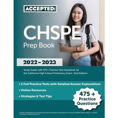 CHSPE Prep Book 2022-2023: Study Guide with 475+ Practice Test Questions for the California High School Proficiency Exam [2nd Edition] CoxPaperback – Hledejceny.cz