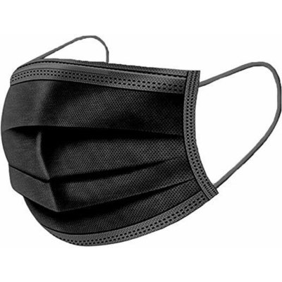 Disposable Mask Jednorázové ochranné roušky černá 10 ks