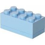LEGO® Mini Box 4,6 x 9,2 x 4,3 cm světle modrá – Zboží Dáma