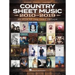 Country Sheet Music 2010-2019 noty na klavír, zpěv akordy