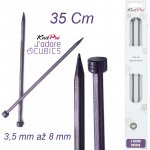 KnitPro J'adore Cubics rovné jehlice 35cm Průměr jehlic: 3,5 mm – Zboží Dáma