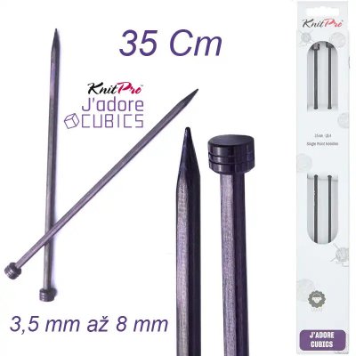 KnitPro J'adore Cubics rovné jehlice 35cm Průměr jehlic: 3,5 mm – Zboží Dáma
