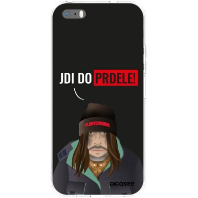 Picasee silikonový průhledný obal pro Apple iPhone 5/5S/SE - Bezďák – Zboží Mobilmania