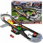 Mattel Cars Auta Dráha Rallye Golden Piston s kovovým vozidlem Blesk McQueen HPD81 – Sleviste.cz