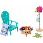 Mattel Barbie Stylový nábytek Zahradní nábytek HJV33 – Zboží Dáma
