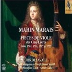 Jordi Savall, Ton Koopman, Hopkinson Smith, Christophe Coin, Anne Gallet - Marin Marais - Pieces De Viole Des Cinq Livres 1686, 1701, 1711, 1717 & 1725 – Sleviste.cz