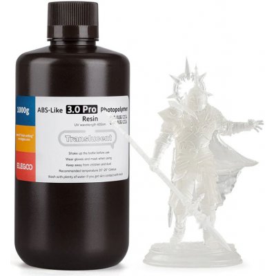 ELEGOO ABS-Like 3.0 Plus Translucent 1kg – Zboží Živě