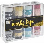 Creatoys Dekorační lepicí páska 3 m 40 ks v boxu třpytivé – Zboží Dáma