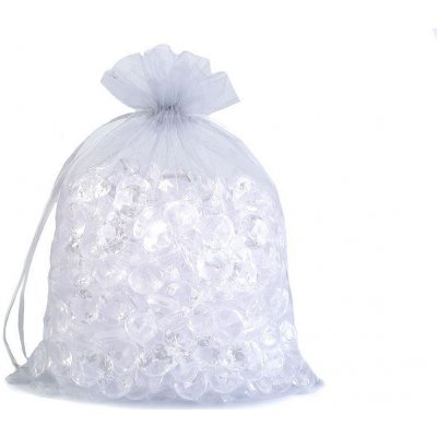 Dárkový pytlík 20x26 cm organza 16 stříbrná – Zbozi.Blesk.cz