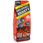 Servis Les grilovací brikety, dřevěné uhlí, 2,5 kg – Zboží Dáma