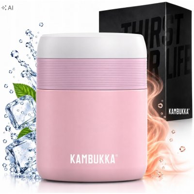 Kambukka Bora Termoska na jídlo Baby Pink 600 ml – Hledejceny.cz