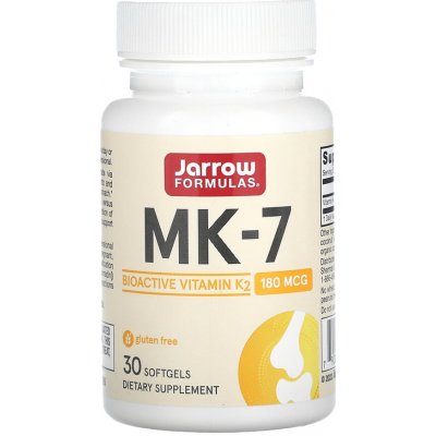 Jarrow Formulas MK-7 180 mcg 30 měkkých tobolek – Hledejceny.cz