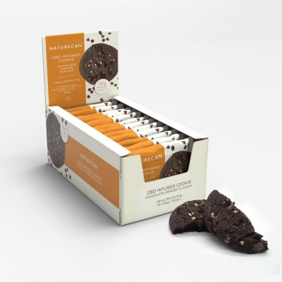 Naturecan CBD Cookie Pomerančová čokoláda 60 g – Zboží Mobilmania
