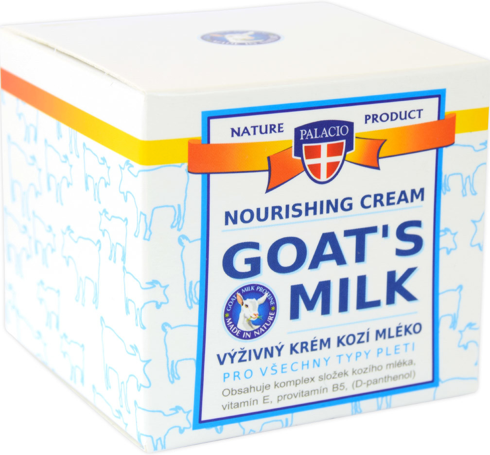 Palacio výživný krém kozí mléko pro všechny typy pleti 50 ml