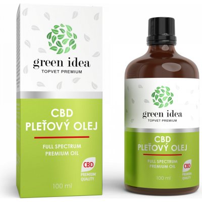 Green idea CBD pleťový olej 100 ml – Zboží Mobilmania