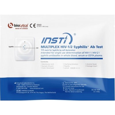 INSTi 2v1 test na infekci HIV a syfilis – Zboží Dáma