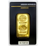 Argor-Heraeus zlatý slitek litý 100 g – Zboží Mobilmania