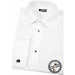 Avantgard pánská košile propínací léga s knoflíčky dvojité manžety 675 1 bílá – Sleviste.cz