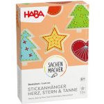 Haba Kreatívna sada Vyšívaná dekorácia Srdce hviezda a stromček – Hledejceny.cz