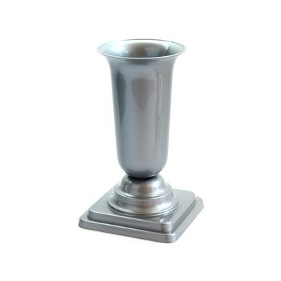 Váza hřbitovní PH zátěžová 27cm šedá nová – Zboží Dáma Váza hřbitovní PH zátěžová 27cm šedá nová – Zboží Dáma