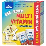 Vitar Kids Bob a Bobek Multivitamin + kolostrum 2 x 45 tablet – Hledejceny.cz