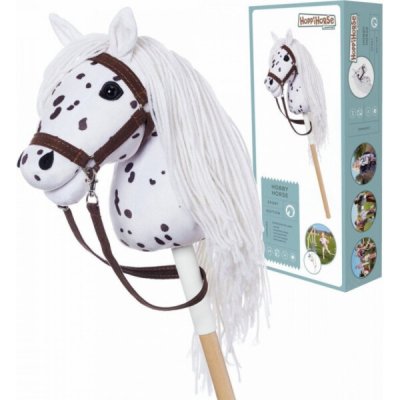 Hobby Horse HOPPIHORSE A4 Leopard bílý – Zboží Dáma