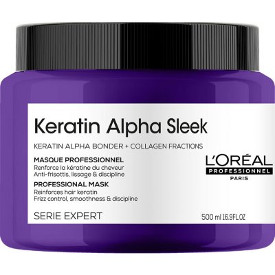 L'Oréal Professionnel Serie Expert Keratin Alpha Sleek Mask 500 ml – Zbozi.Blesk.cz