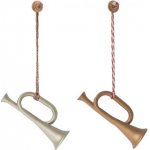 Vánoční plechová ozdoba Trumpets set 2 ks Maileg – Hledejceny.cz